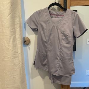 Purple Label XS by Healing Hands Scrub Set